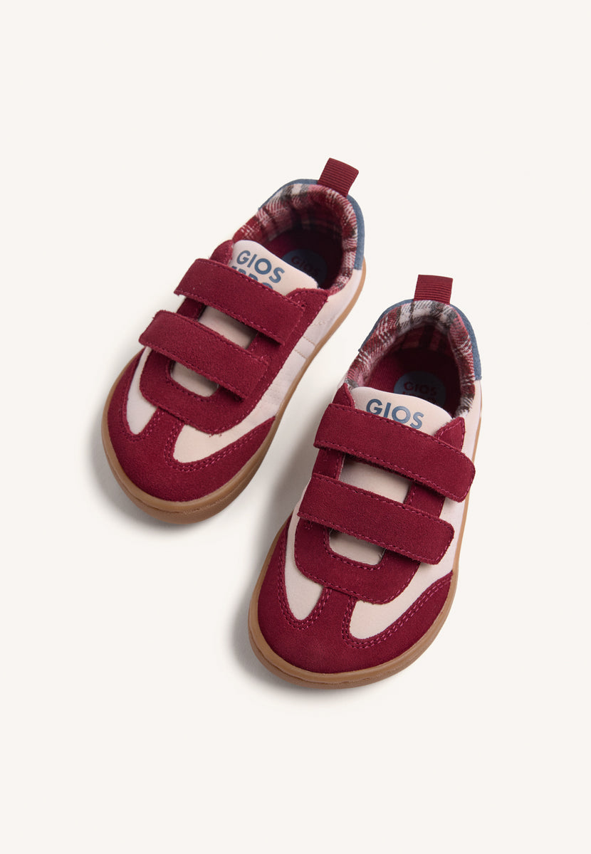 SCARPE BAREFOOT BORDEAUX IN PELLE
