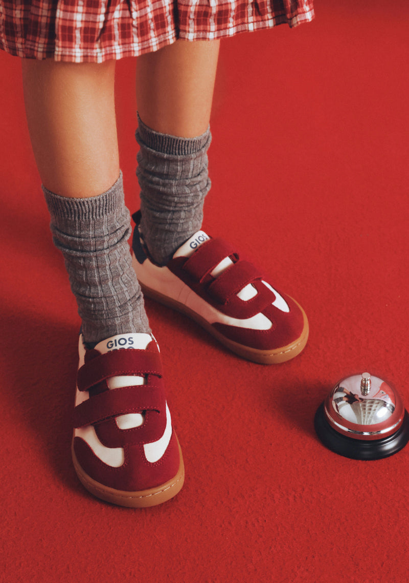 SCARPE BAREFOOT BORDEAUX IN PELLE