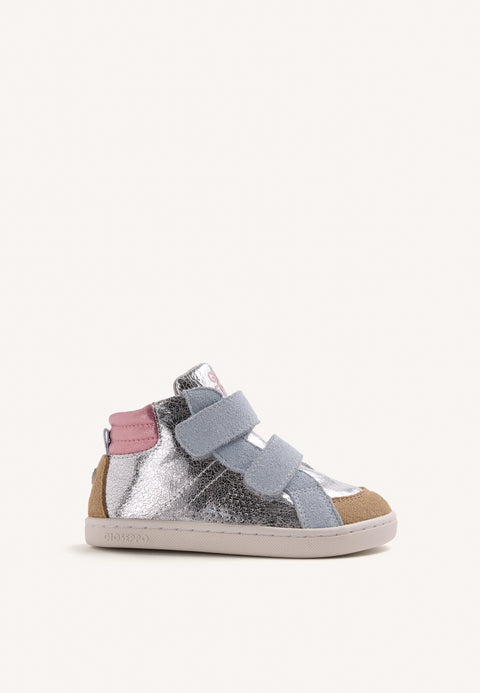 BOTAS BAREFOOT PRATA COURO METALIZADO