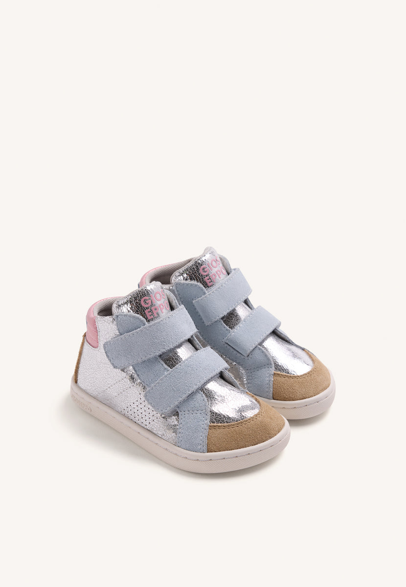 BOTAS BAREFOOT PRATA COURO METALIZADO
