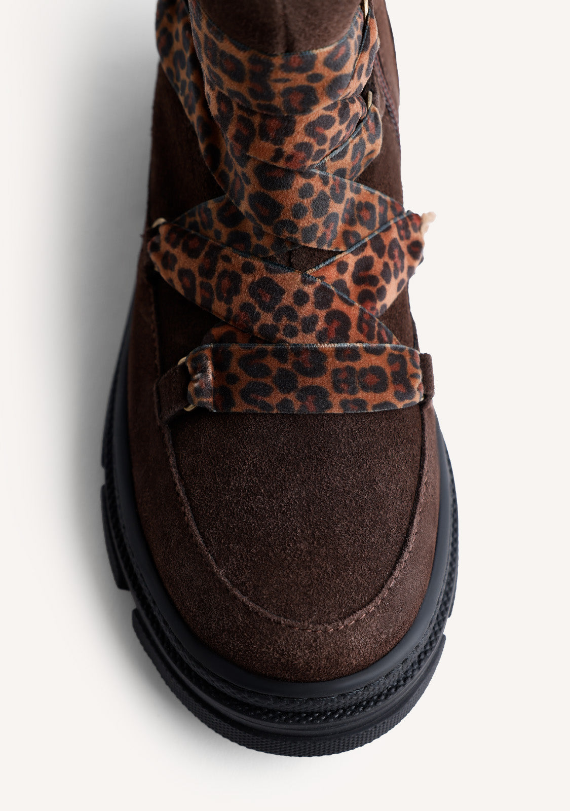 CHOCOLATE LEATHER BOOTS