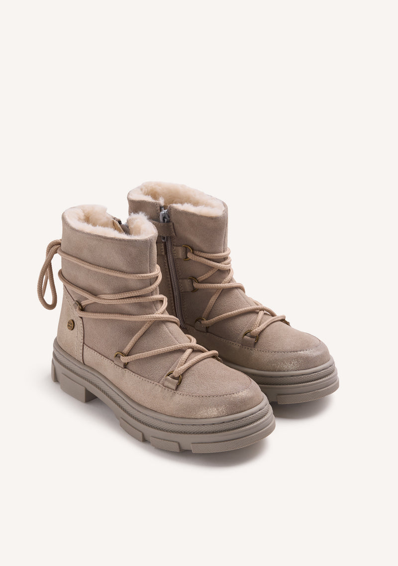 OFF-WHITE LEATHER BOOTS