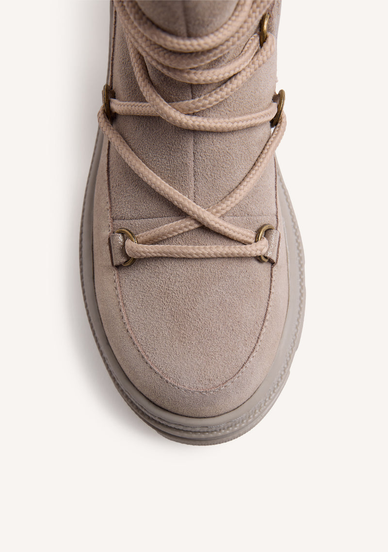 OFF-WHITE LEATHER BOOTS