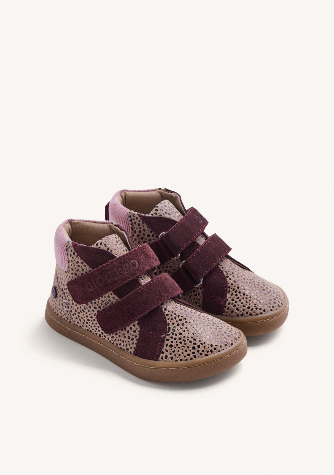 BAREFOOT BURGUNDY LEATHER ANKLE BOOTS