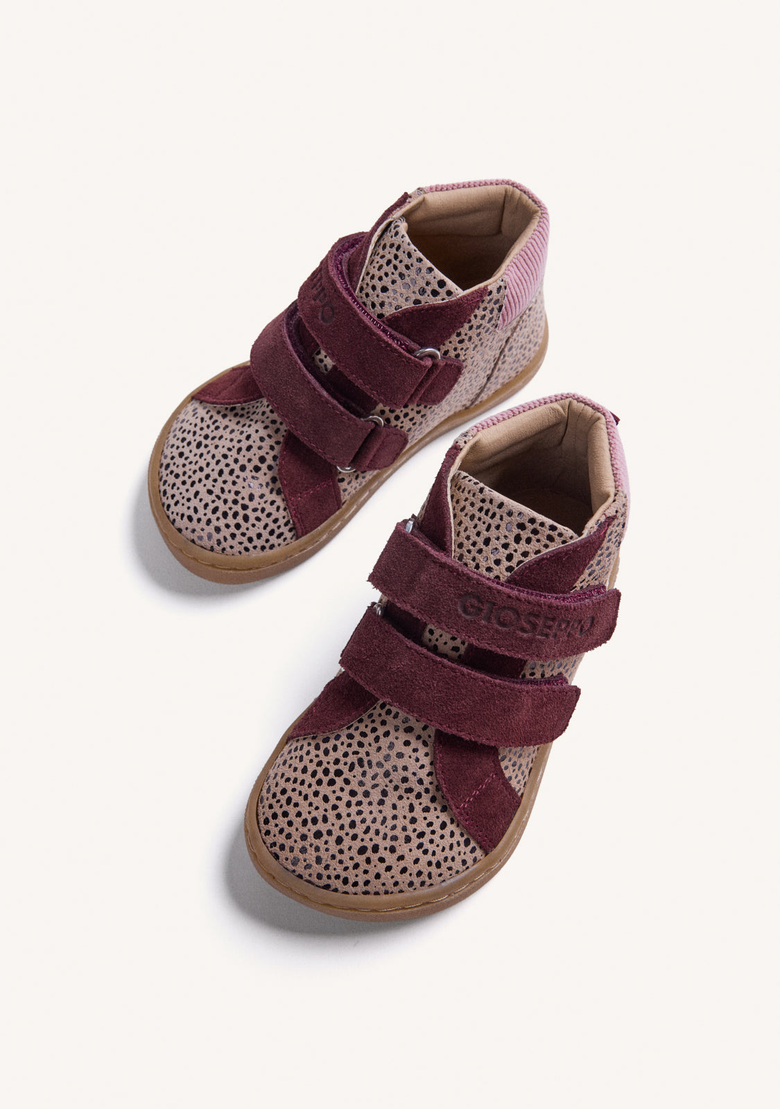 BAREFOOT BURGUNDY LEATHER ANKLE BOOTS