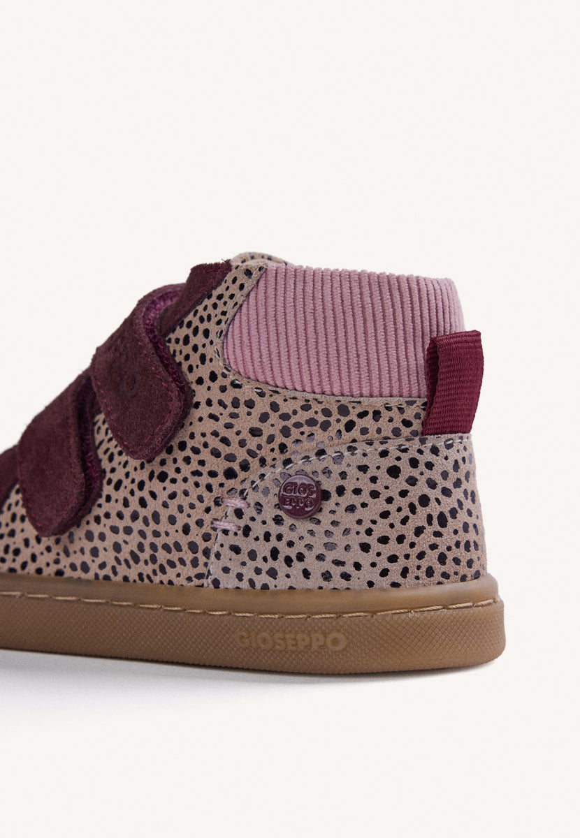 BAREFOOT BURGUNDY LEATHER ANKLE BOOTS