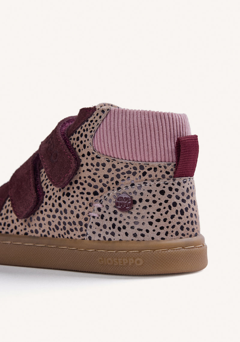 BAREFOOT BURGUNDY LEATHER ANKLE BOOTS