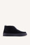 BLUE WALLABEE LEATHER ANKLE BOOTS