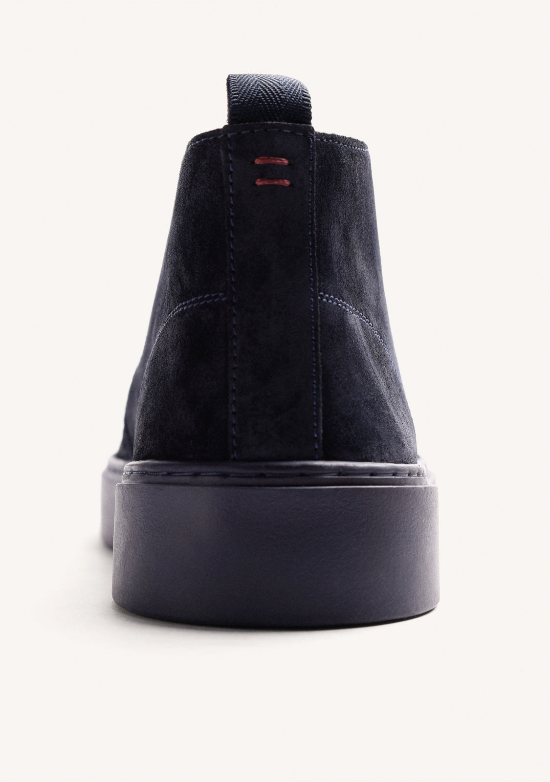 BLUE WALLABEE LEATHER ANKLE BOOTS
