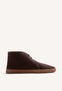 BROWN LEATHER ANKLE BOOTS