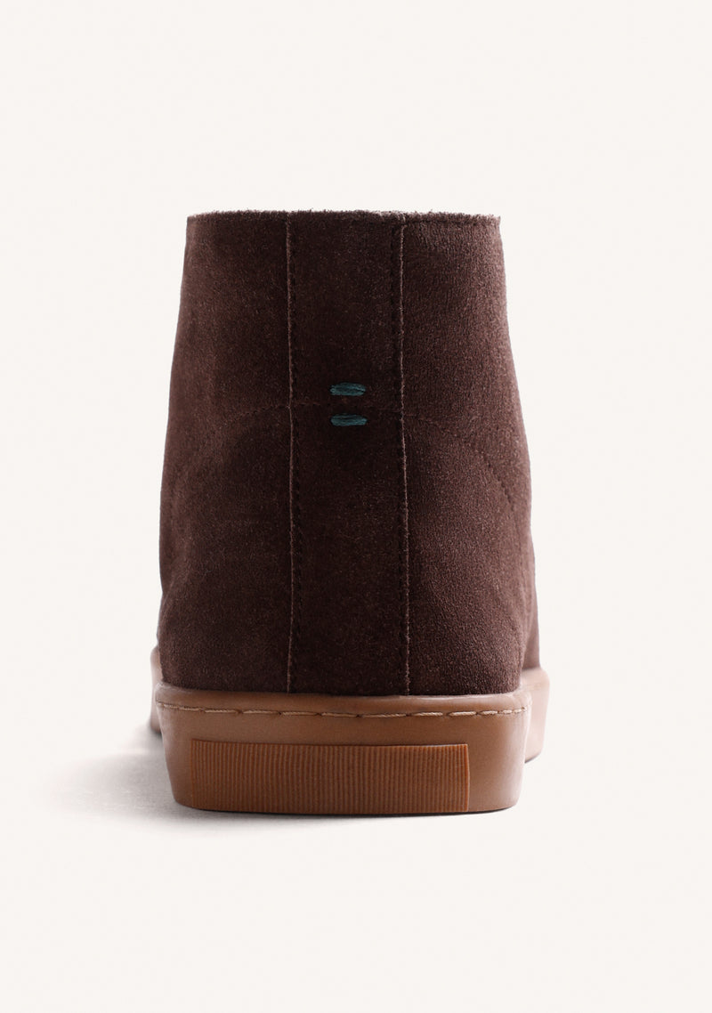 BROWN LEATHER ANKLE BOOTS