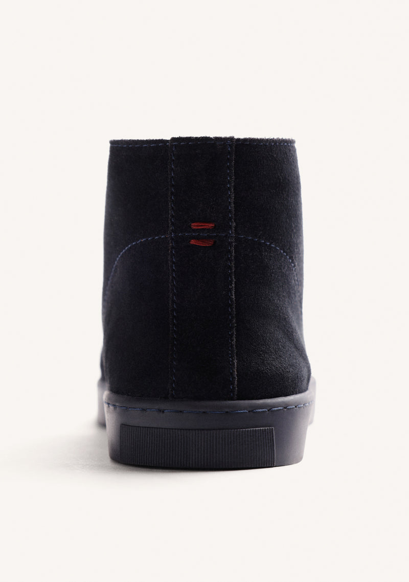 STIVALETTI BLU IN PELLE