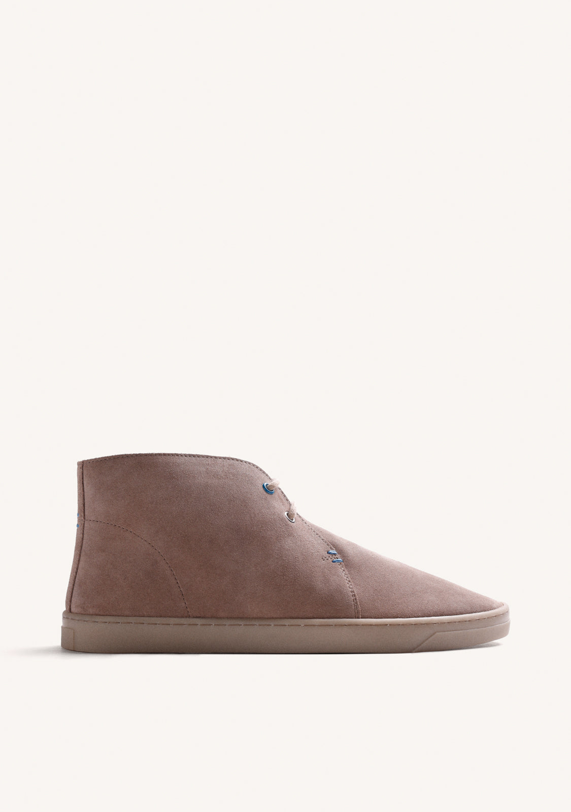 TAUPE LEATHER ANKLE BOOTS