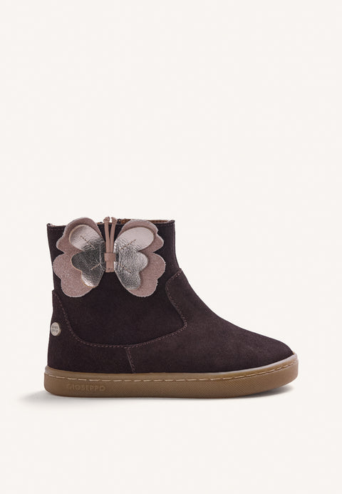 BOTINES BAREFOOT PIEL CON MARIPOSA