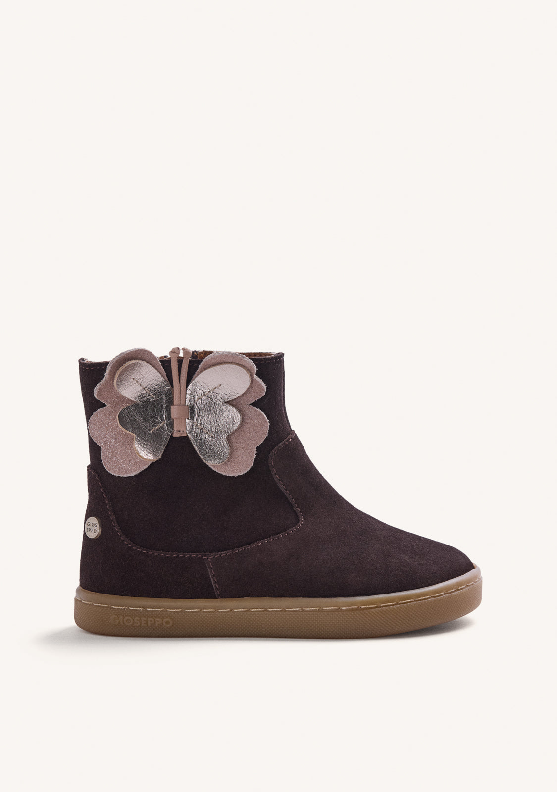 STIVALETTI BAREFOOT IN PELLE CON FARFALLA