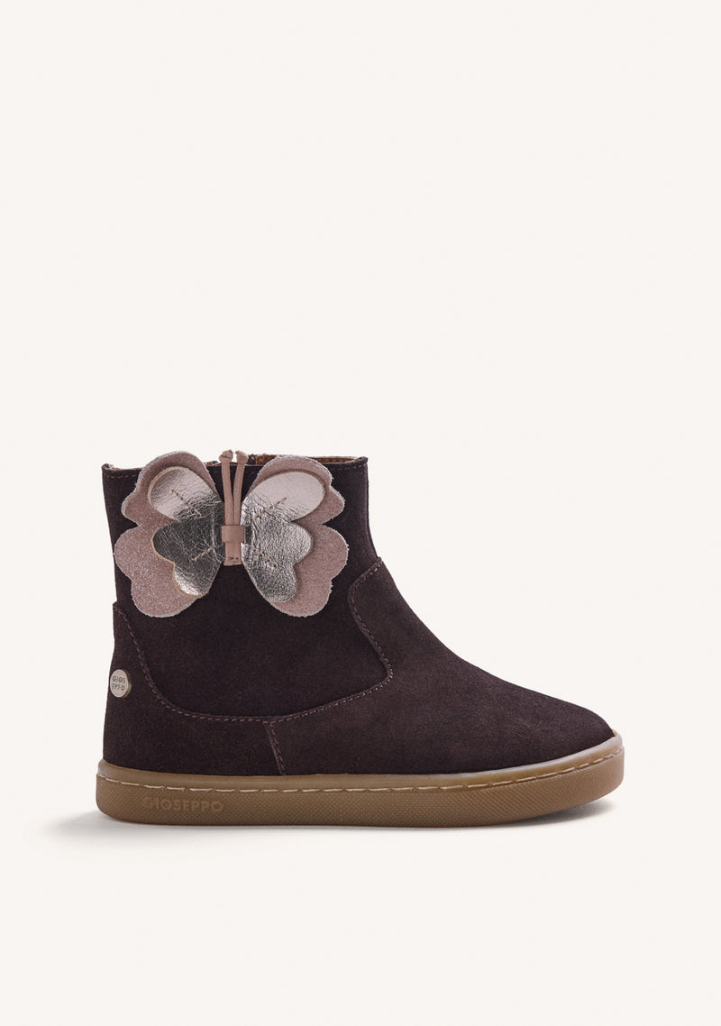 STIVALETTI BAREFOOT IN PELLE CON FARFALLA