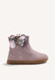 BAREFOOT LEATHER ANKLE BOOTS WITH BUTTERFLY