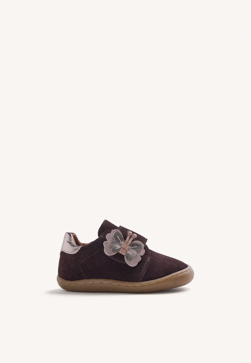 SCARPE BAREFOOT MARRONI PELLE LUCIDA
