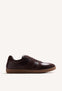 BROWN LEATHER SNEAKERS