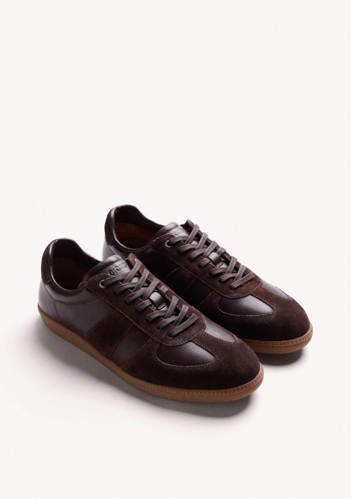 BROWN LEATHER SNEAKERS