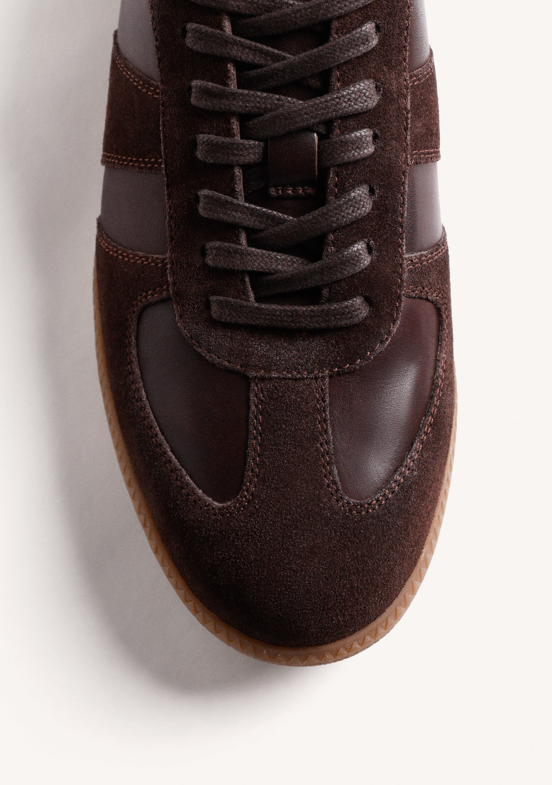 BROWN LEATHER SNEAKERS