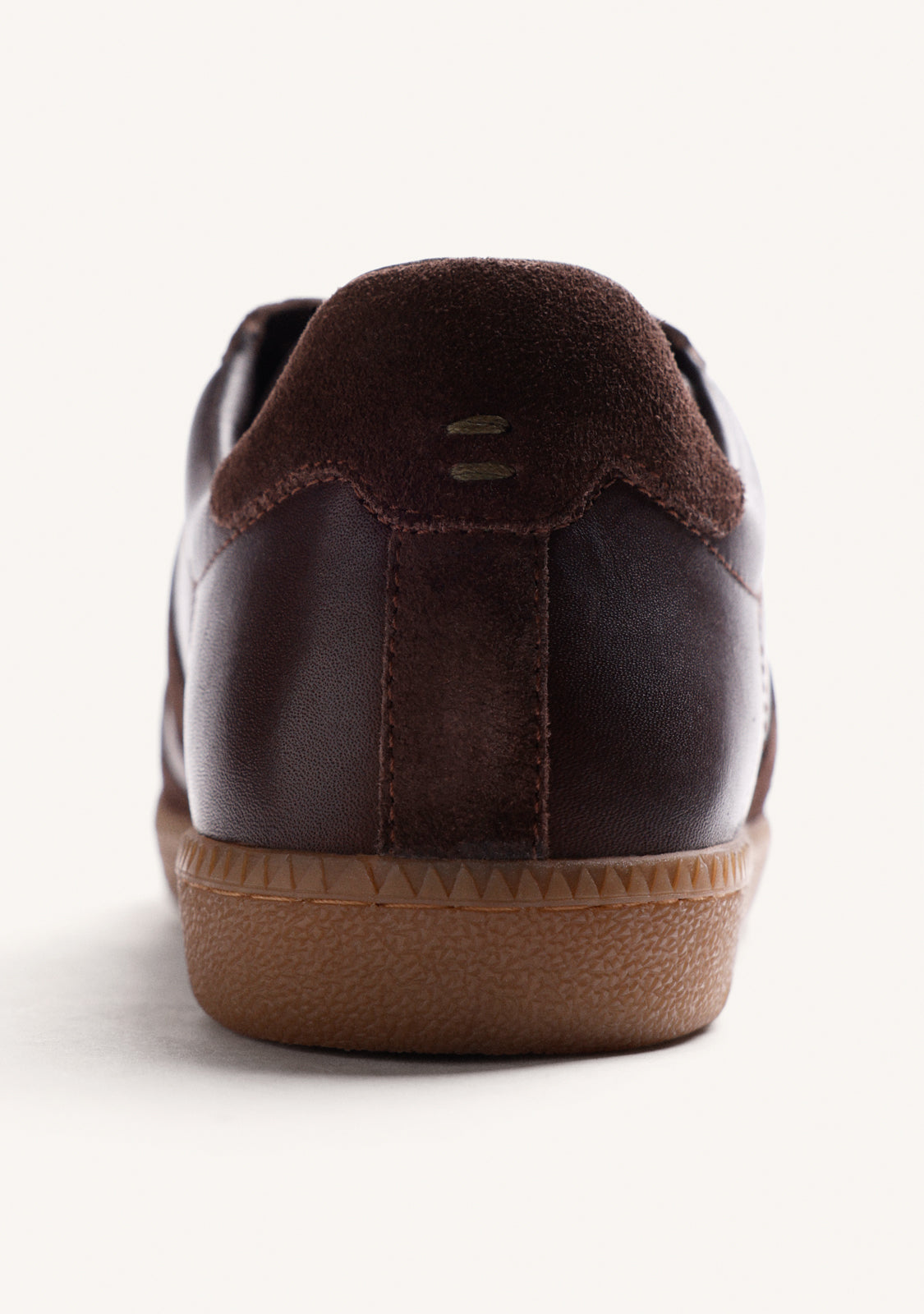 BROWN LEATHER SNEAKERS
