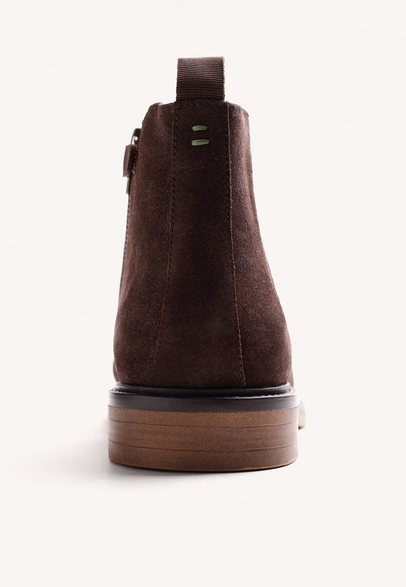 STIVALETTI CHELSEA MARRONI IN PELLE