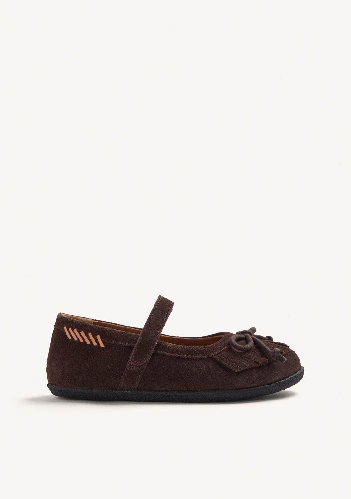 BALLERINES BAREFOOT CHOCOLAT CUIR