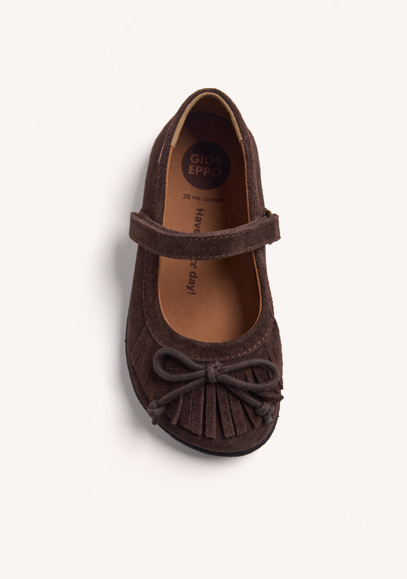 BALLERINES BAREFOOT CHOCOLAT CUIR