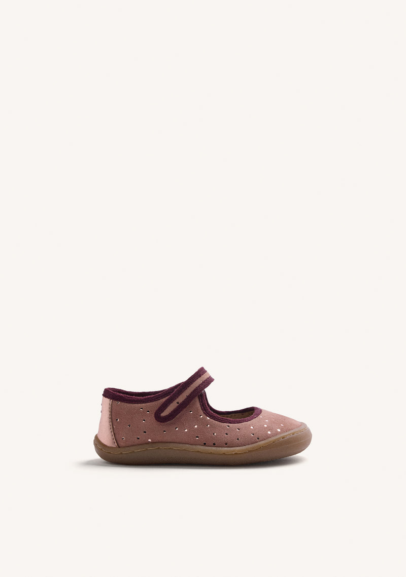 BALLERINES BAREFOOT EN CUIR FERMETURE RÉGLABLE