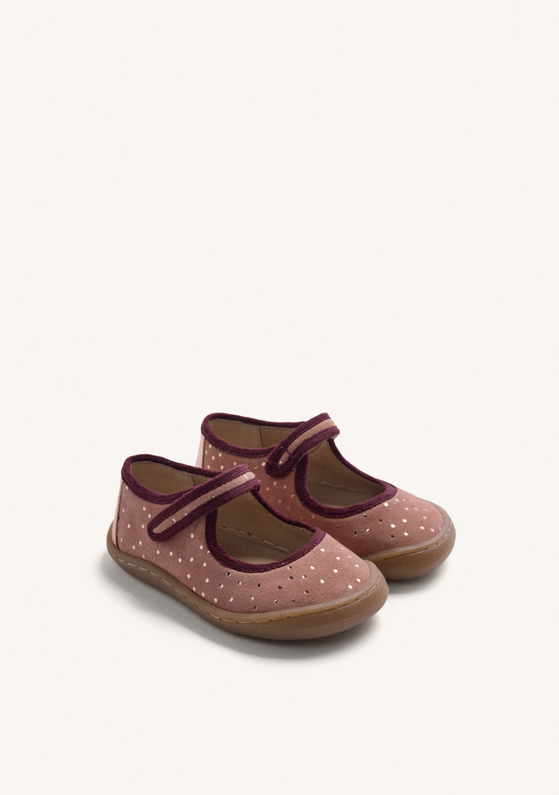 BALLERINES BAREFOOT EN CUIR FERMETURE RÉGLABLE