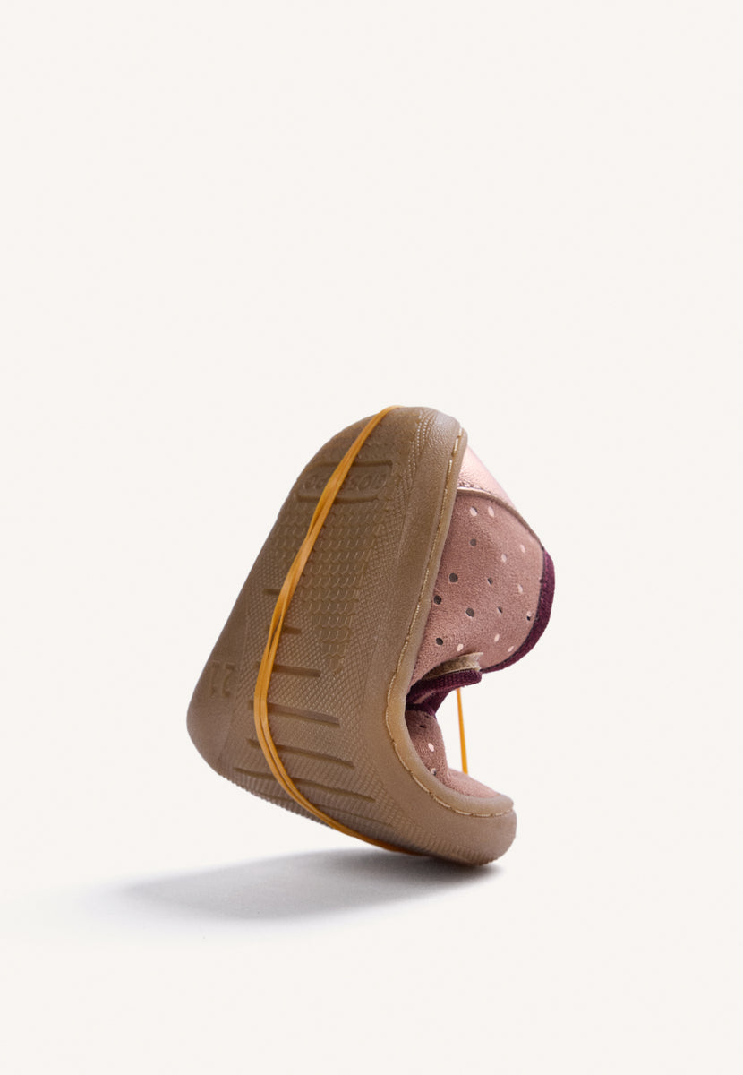 BALLERINES BAREFOOT EN CUIR FERMETURE RÉGLABLE