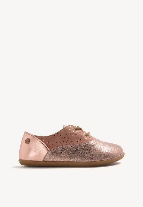 BALLERINES BAREFOOT EN CUIR MÉTALLISÉ