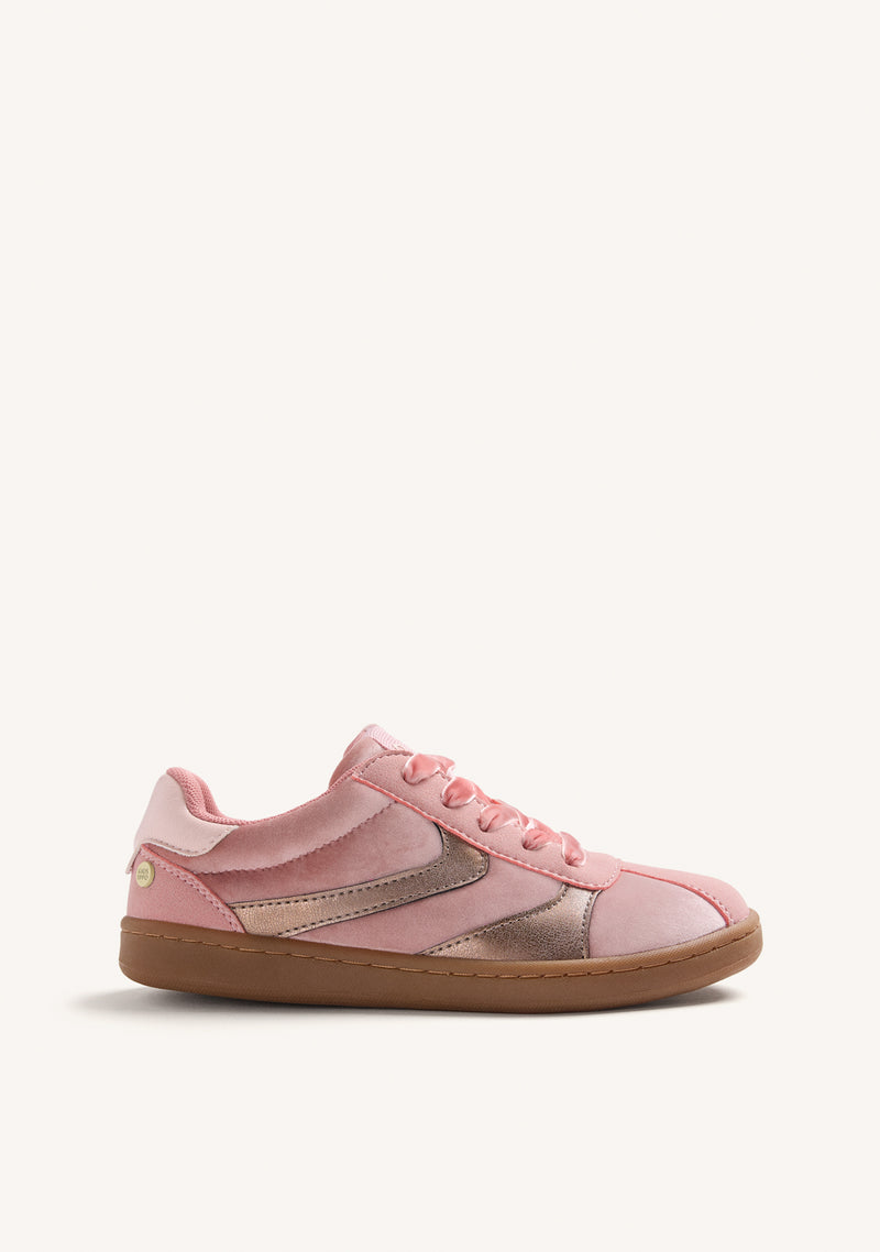 PINK CANVAS SNEAKERS