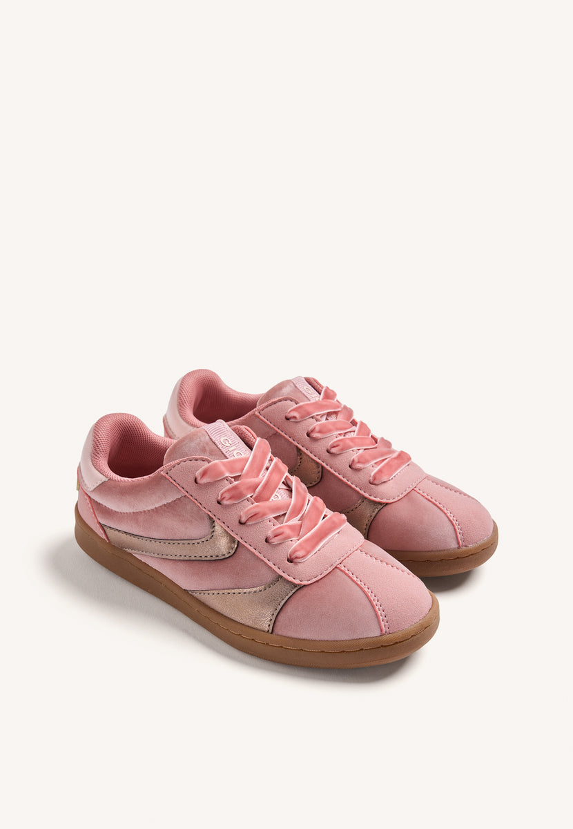 ZAPATILLAS LONA ROSA