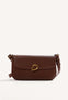 BOLSO BANDOLERA MARRÓN HEBILLA