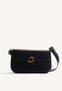 BOLSO BANDOLERA NEGRO HEBILLA