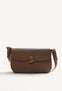 BOLSO BANDOLERA TAUPE HEBILLA
