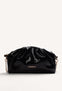 BOLSO BANDOLERA NEGRO EFECTO ARRUGADO