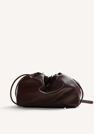 BROWN BUCKET BAG