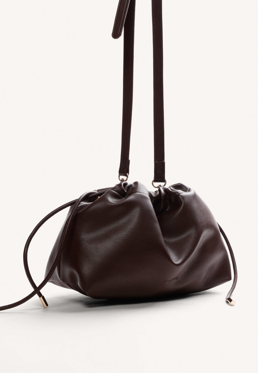 BOLSO BUCKET MARRÓN