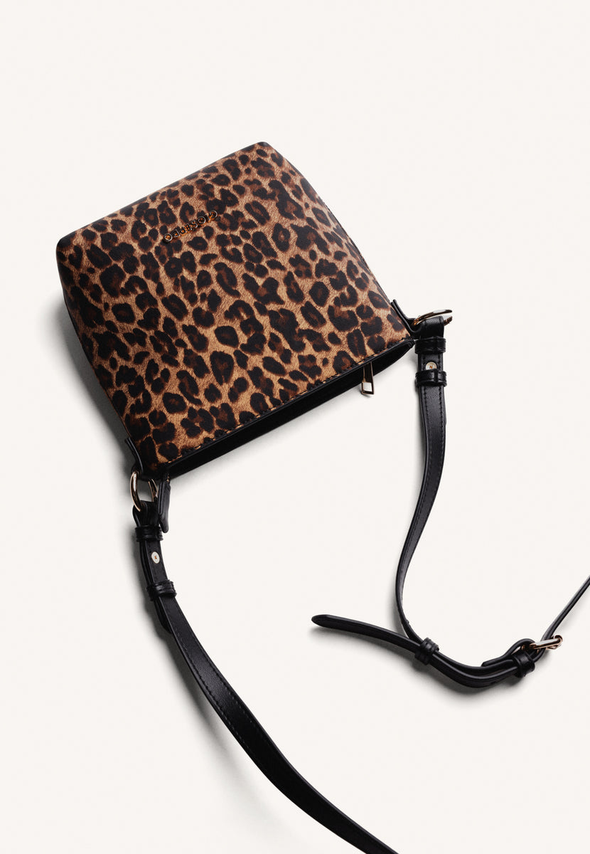 BOLSO BUCKET ESTAMPADO ANIMAL
