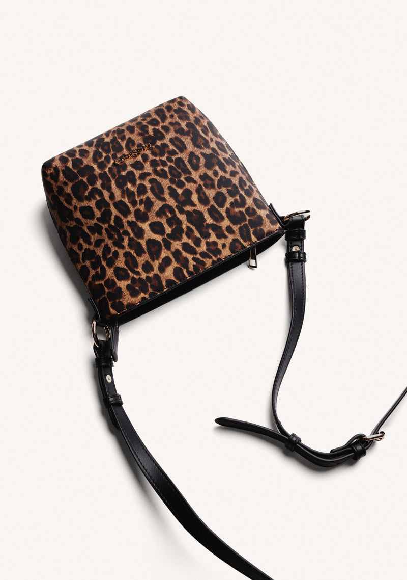 BOLSO BUCKET ESTAMPADO ANIMAL