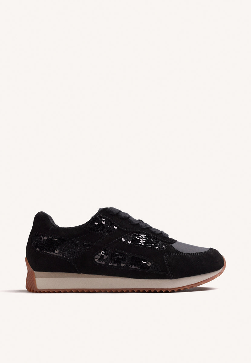 ZAPATILLAS NEGRO PIEL BRILLO