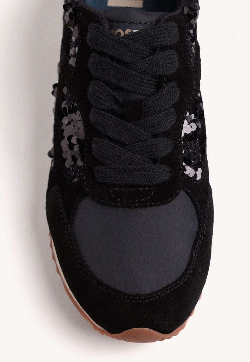 ZAPATILLAS NEGRO PIEL BRILLO