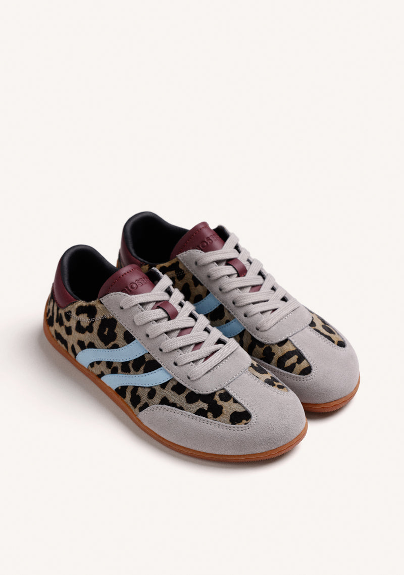 BAREFOOT SNEAKERS ANIMAL PRINT LEATHER