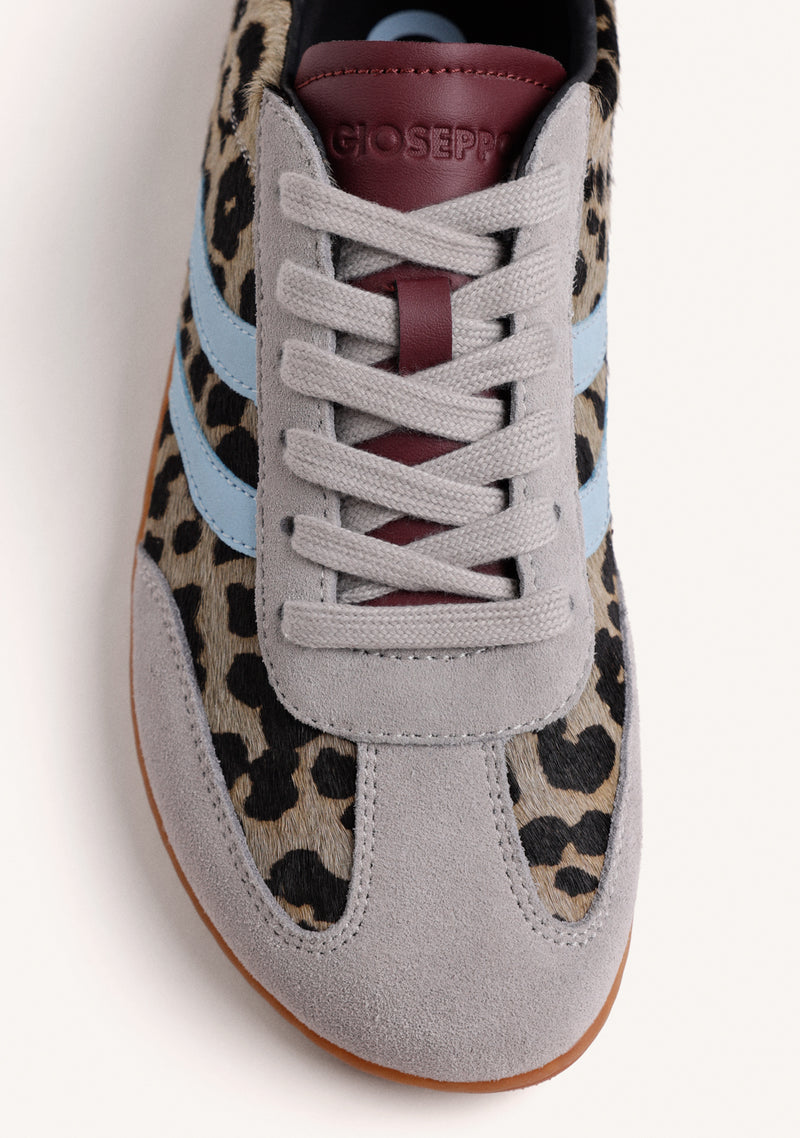 BAREFOOT SNEAKERS ANIMAL PRINT LEATHER