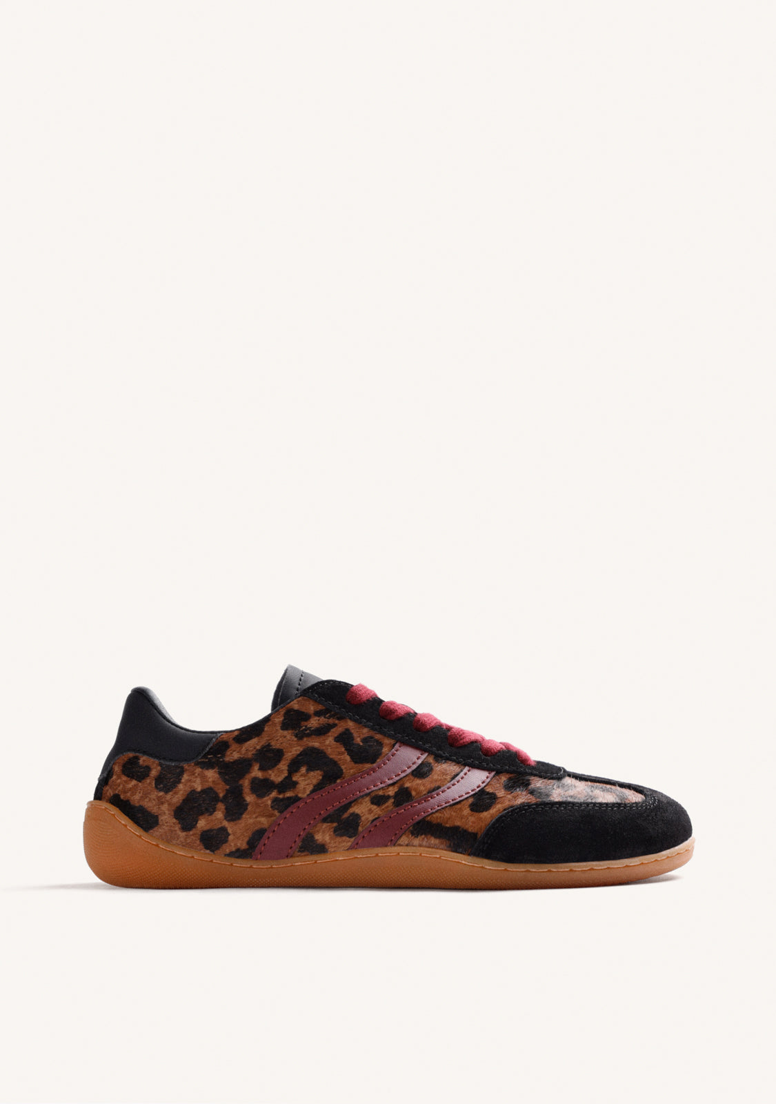 BAREFOOT SNEAKERS WITH ANIMAL PRINT LEATHER