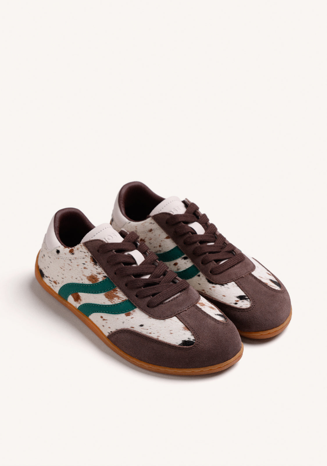 BAREFOOT SNEAKERS WITH ANIMAL PRINT LEATHER
