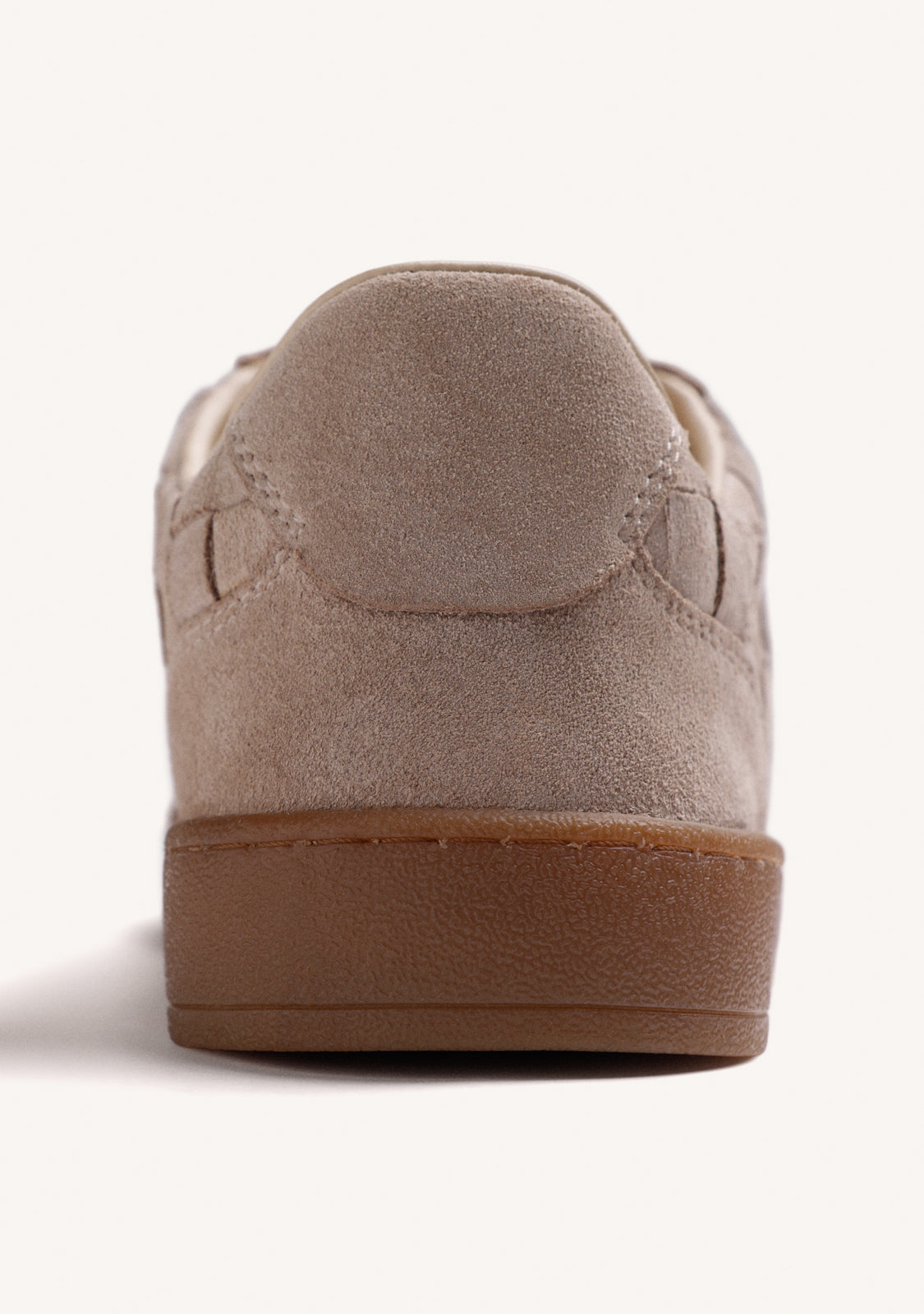 BEIGE LEATHER SNEAKERS